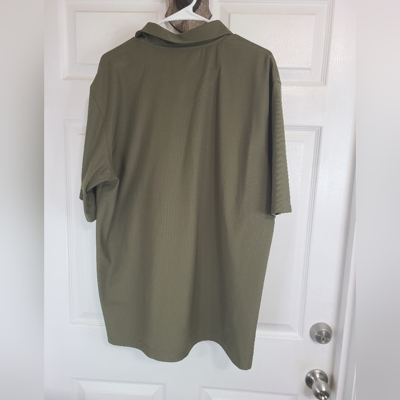 (185) Pebble Beach Performance Men's Short Sleeve Polo Shirt, Size: XL  Green - Picture 10 of 14